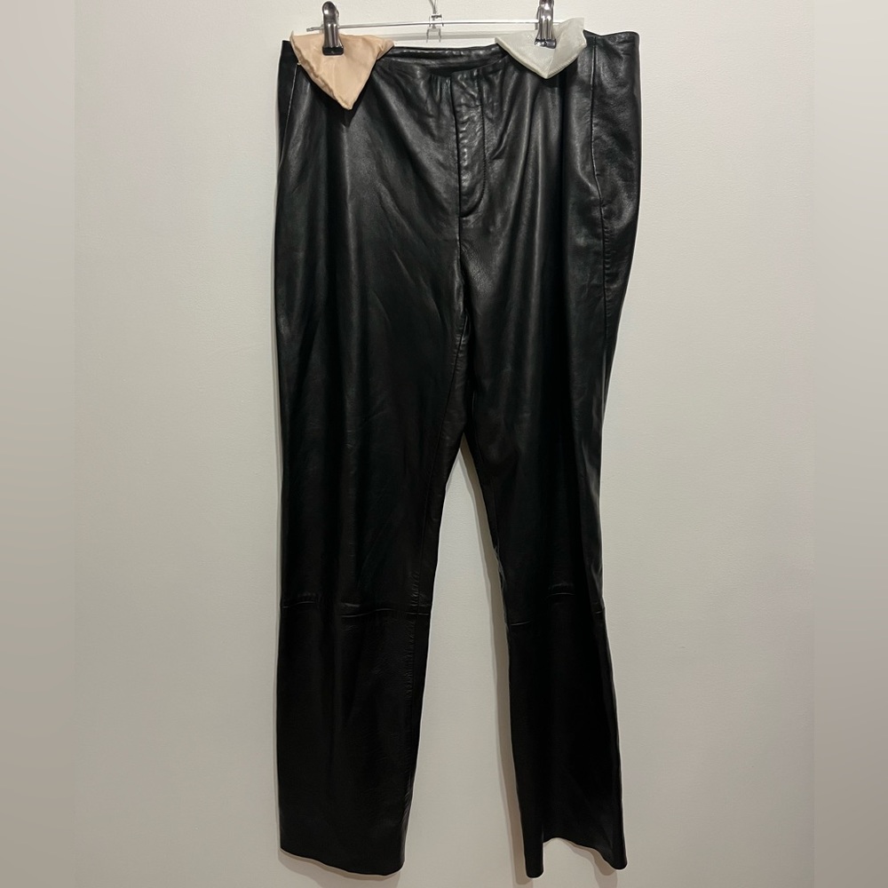 Brand New banana republic 100% genuine leather pants size 8